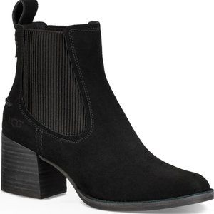 Women’s UGG Faye Suede Ankle Boot Black US 7.5